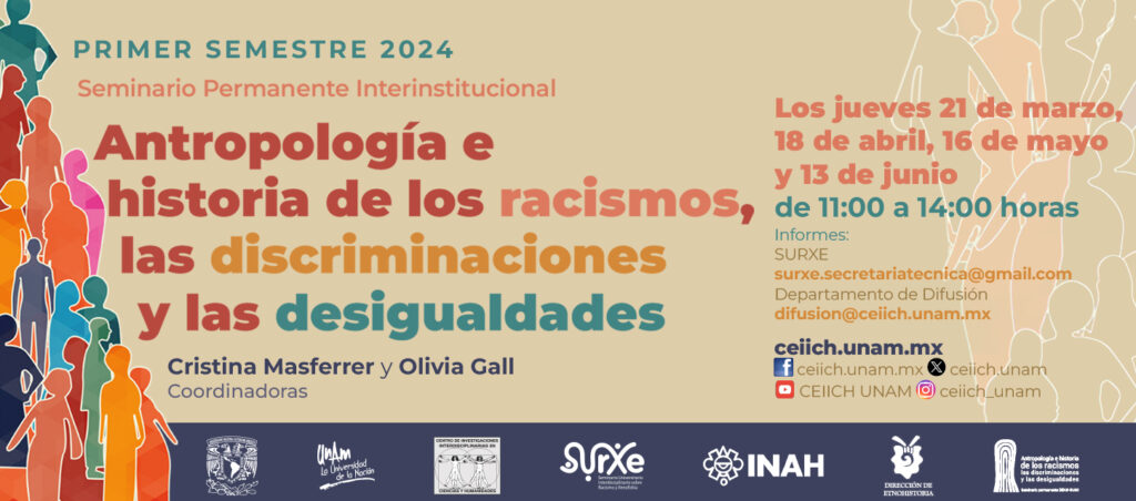 Seminario Antropología e historia de los racismos, las discriminaciones y las desigualdades.
